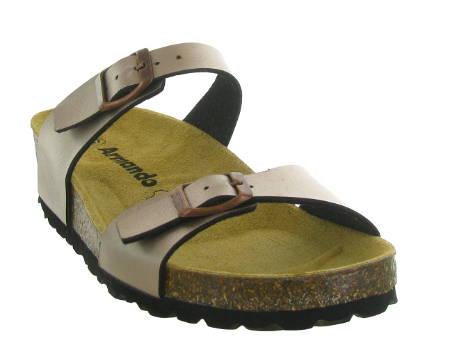 sandales et nu pieds - Mule Sabot - femme - Synthétique - Bronze - Armando7382302_3