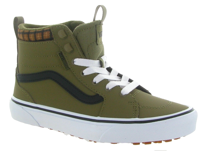 baskets et sneakers -  - junior garcon - Textile - Kaki - Vans
