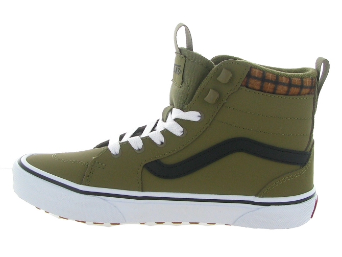 baskets et sneakers -  - junior garcon - Textile - Kaki - Vans7384801_4
