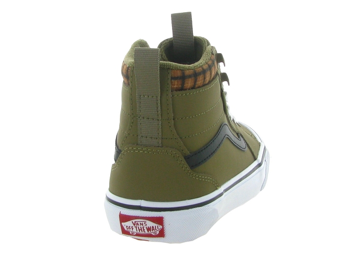 baskets et sneakers -  - junior garcon - Textile - Kaki - Vans7384801_5
