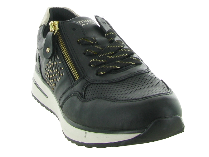 baskets et sneakers - Confort - femme - Cuir - Noir - Remonte7386701_3