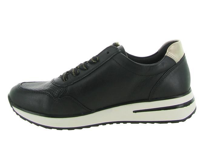baskets et sneakers - Confort - femme - Cuir - Noir - Remonte7386701_4
