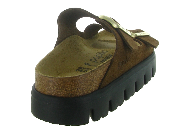sandales et nu pieds - Mule Sabot - femme - Nubuck - Marron - Birkenstock7389702_5