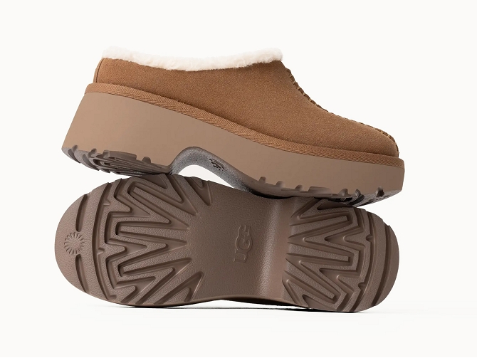 chaussons et pantoufles - Mules Sabots - femme - Nubuck - Chestnut - Ugg australia7392401_3