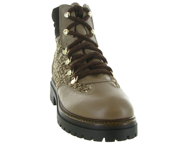 apres ski bottes fourrees - Bottine chaude - femme - Cuir - Beige - Armando7398802_3