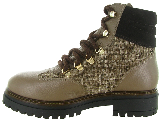 apres ski bottes fourrees - Bottine chaude - femme - Cuir - Beige - Armando7398802_4