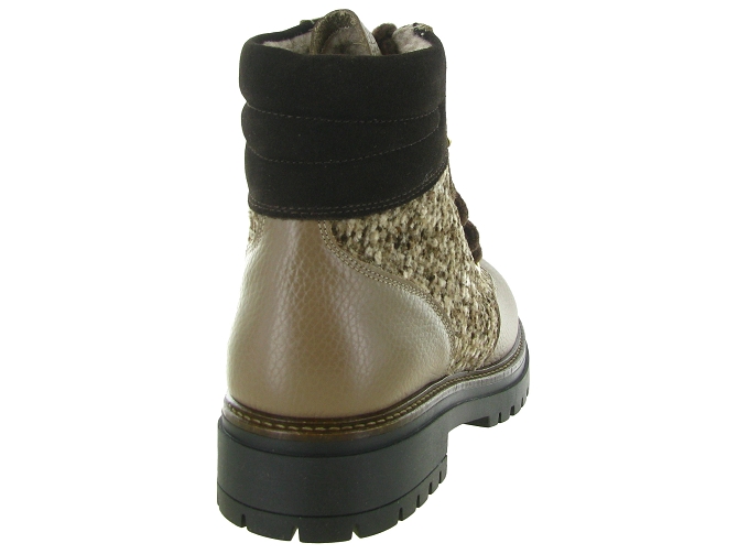 apres ski bottes fourrees - Bottine chaude - femme - Cuir - Beige - Armando7398802_5