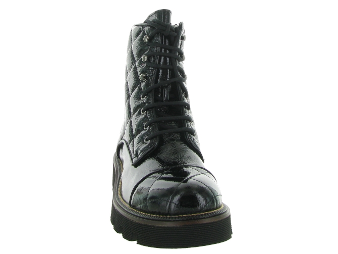 bottines et boots - Motardes - femme - Cuir - Noir - Pons quintana7399601_3