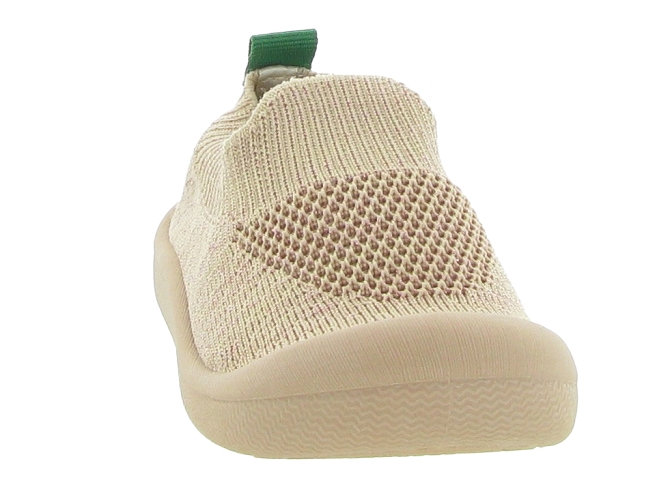 chaussons et pantoufles - Semelle souple - bebe fille - Toile  - Rose - Kickers7399901_3
