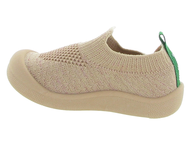 chaussons et pantoufles - Semelle souple - bebe fille - Toile  - Rose - Kickers7399901_4
