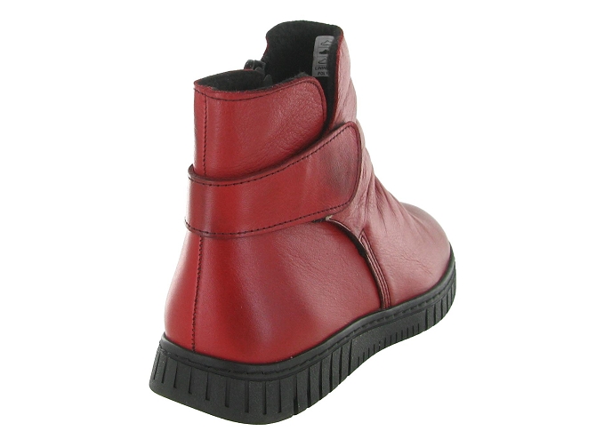bottines et boots - Classique & Chic - femme - Cuir - Rouge - Karyoka7403701_5