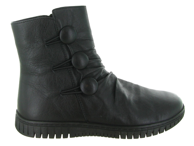 bottines et boots - Classique & Chic - femme - Cuir - Noir - Karyoka7403801_2