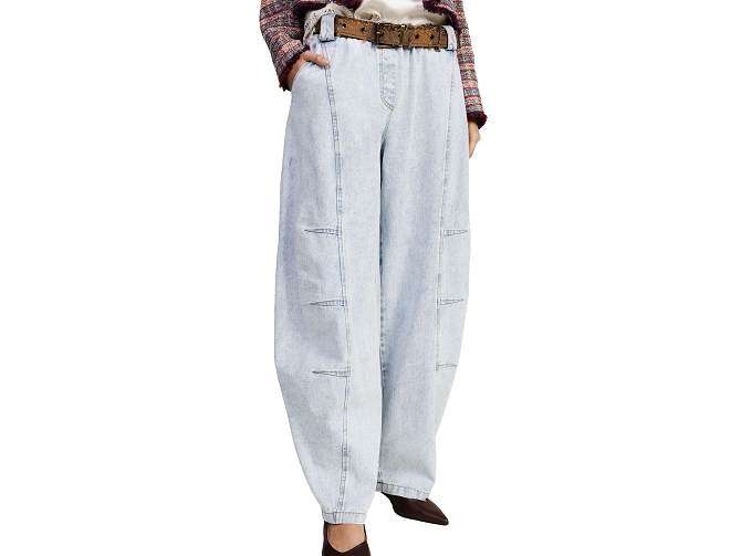 pantalon - JEANS - vetement femme - Coton - Bleu Marine - Dixie7409601_3