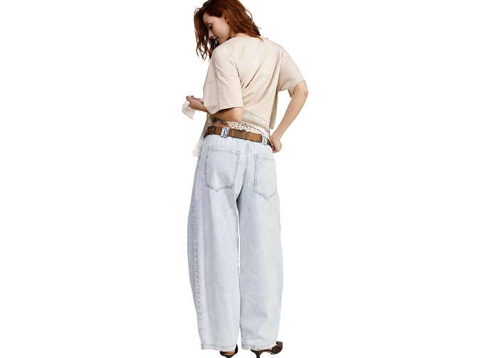pantalon - JEANS - vetement femme - Coton - Bleu Marine - Dixie7409601_4