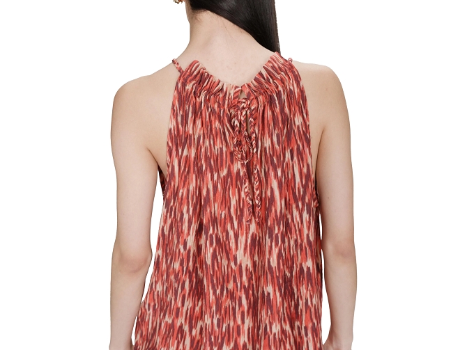 tee shirt - DEBARDEUR - vetement femme - Synthétique - Orange - Grace and mila7413901_5