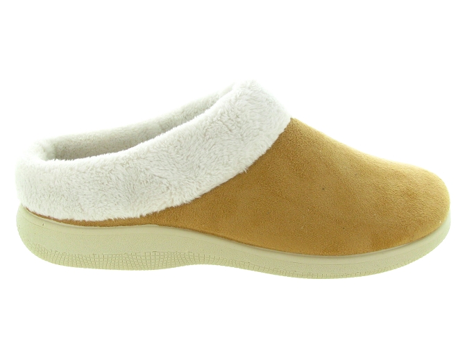 chaussons et pantoufles - Mules Sabots - femme - Synthétique - Camel - La maison de l espadrille7419301_2