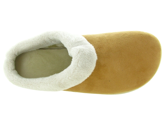 chaussons et pantoufles - Mules Sabots - femme - Synthétique - Camel - La maison de l espadrille7419301_3