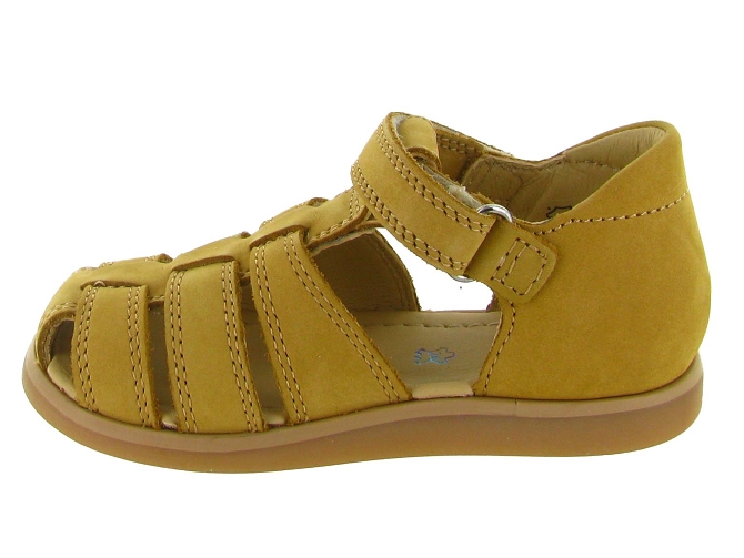 sandales et nu pieds -  - bebe garcon - Nubuck - Marron - Shoo pom7420401_4