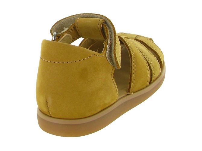 sandales et nu pieds -  - bebe garcon - Nubuck - Marron - Shoo pom7420401_5