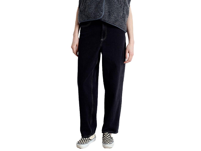 pantalon - JEANS - vetement femme - Coton - Noir - American vintage7420801_2