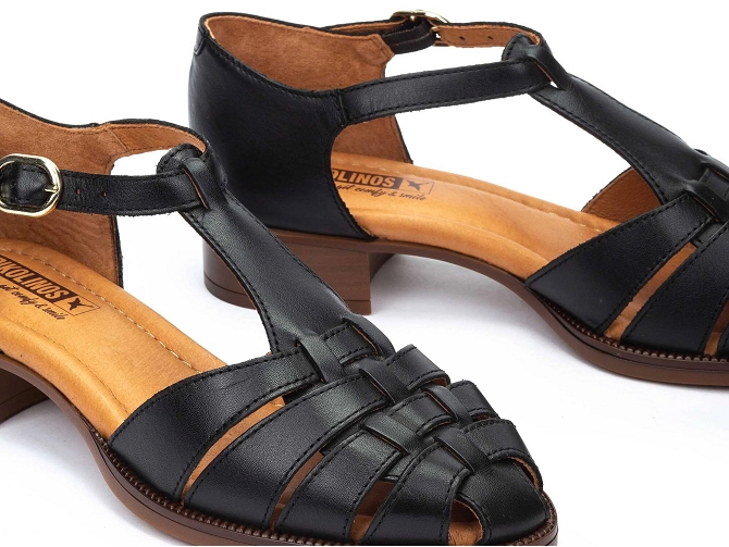 sandales et nu pieds - Confort - femme - Cuir - Noir - Pikolinos7421201_3