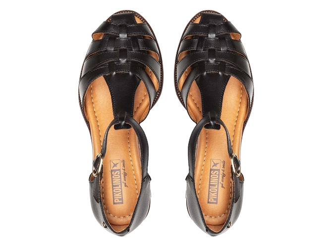 sandales et nu pieds - Confort - femme - Cuir - Noir - Pikolinos7421201_5
