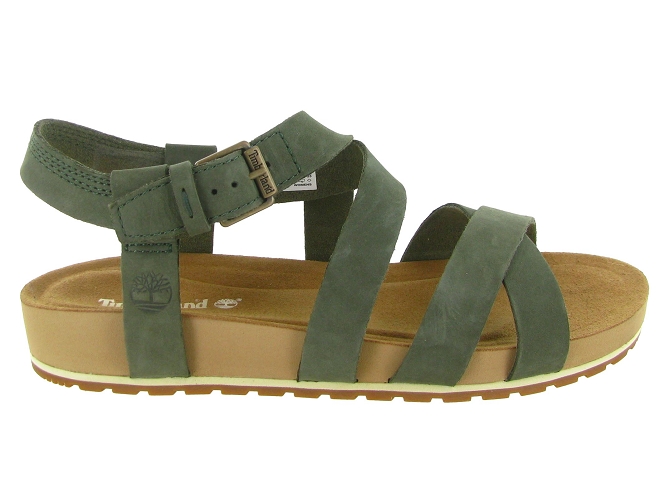 sandales et nu pieds - Confort - femme - Nubuck - Vert - Timberland7421501_2