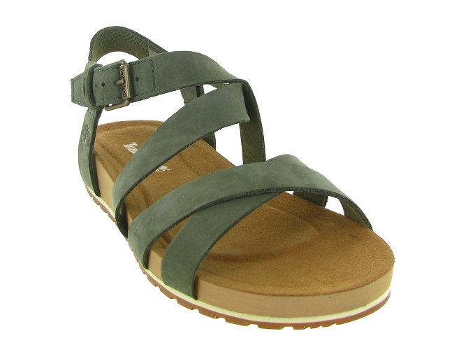 sandales et nu pieds - Confort - femme - Nubuck - Vert - Timberland7421501_3