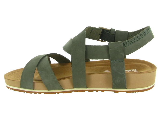 sandales et nu pieds - Confort - femme - Nubuck - Vert - Timberland7421501_4