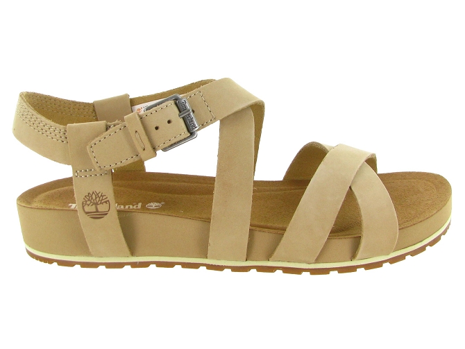 sandales et nu pieds - Confort - femme - Nubuck - Beige - Timberland7421502_2