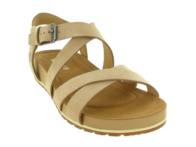 sandales et nu pieds - Confort - femme - Nubuck - Beige - Timberland7421502_3
