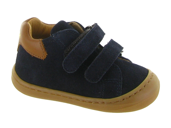 pre marche du 16 au 23 - Semelle souple - bebe garcon - Nubuck - Bleu Marine - Babybotte
