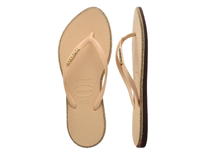 sandales et nu pieds - Entre doigt & Tong - femme - Synthétique - Beige - Havaianas7422201_4