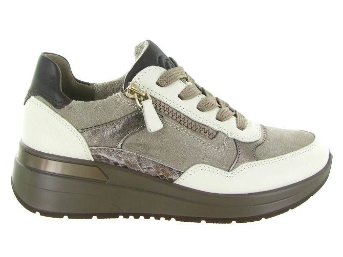 baskets et sneakers - Confort - femme - Cuir - Crème - Ara7427501_2