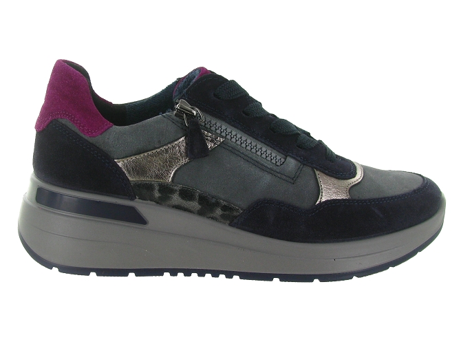 baskets et sneakers - Confort - femme - Cuir - Anthracite - Ara7427502_2