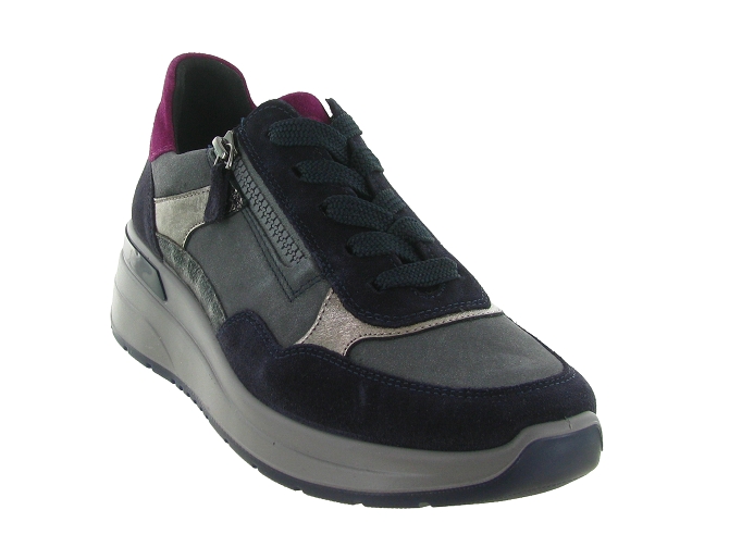 baskets et sneakers - Confort - femme - Cuir - Anthracite - Ara7427502_3