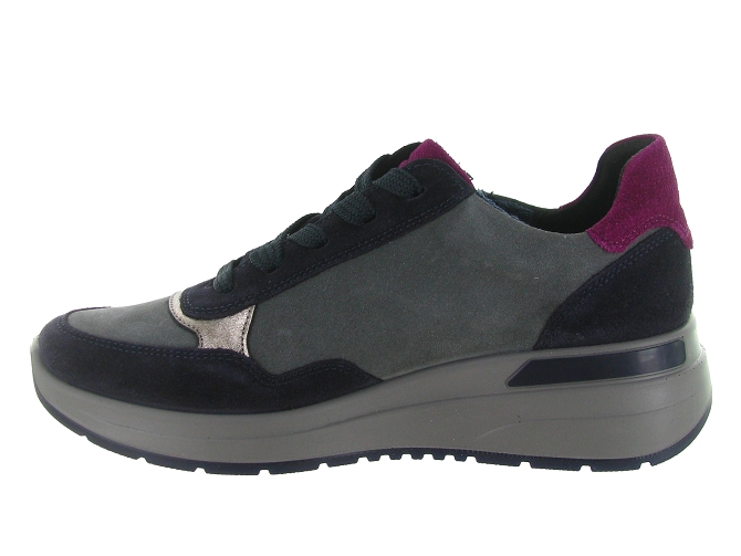 baskets et sneakers - Confort - femme - Cuir - Anthracite - Ara7427502_4