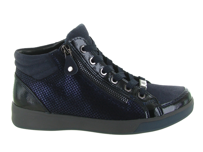 baskets et sneakers - Montante - femme - Cuir - Bleu Marine - Ara7427701_2