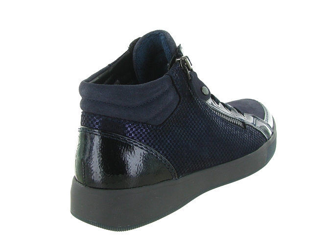 baskets et sneakers - Montante - femme - Cuir - Bleu Marine - Ara7427701_5