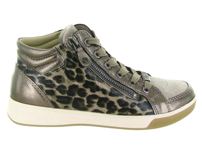 baskets et sneakers - Montante - femme - Cuir - Léopard - Ara7427702_2