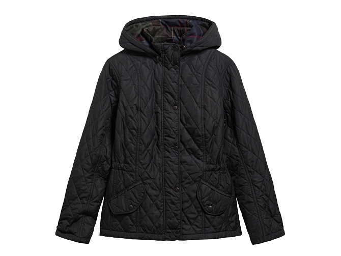 veste - IMPERMEABLE - vetement femme - Coton - Noir - Barbour