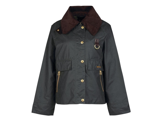 veste - IMPERMEABLE - vetement femme - Coton - Vert - Barbour