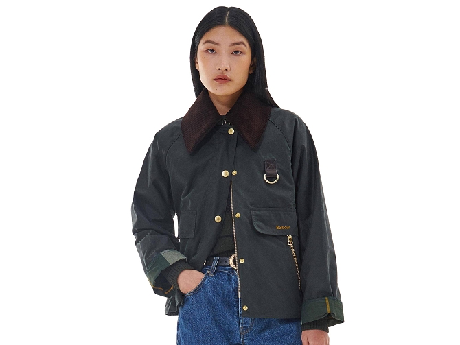 veste - IMPERMEABLE - vetement femme - Coton - Vert - Barbour7429801_2