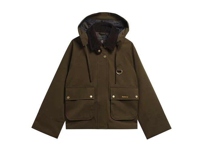 veste - IMPERMEABLE - vetement femme - Coton - Vert - Barbour