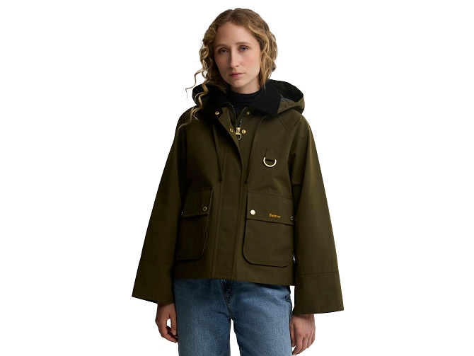 veste - IMPERMEABLE - vetement femme - Coton - Vert - Barbour7430001_2