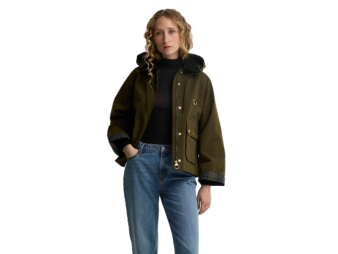 veste - IMPERMEABLE - vetement femme - Coton - Vert - Barbour7430001_3