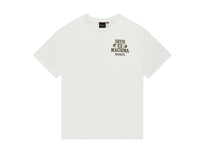 tee shirt - MANCHE COURTE - vetement homme - Cuir - Blanc - Deus