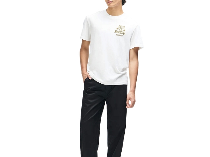tee shirt - MANCHE COURTE - vetement homme - Cuir - Blanc - Deus7432601_3