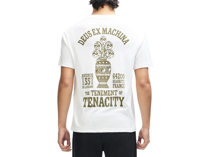 tee shirt - MANCHE COURTE - vetement homme - Cuir - Blanc - Deus7432601_5