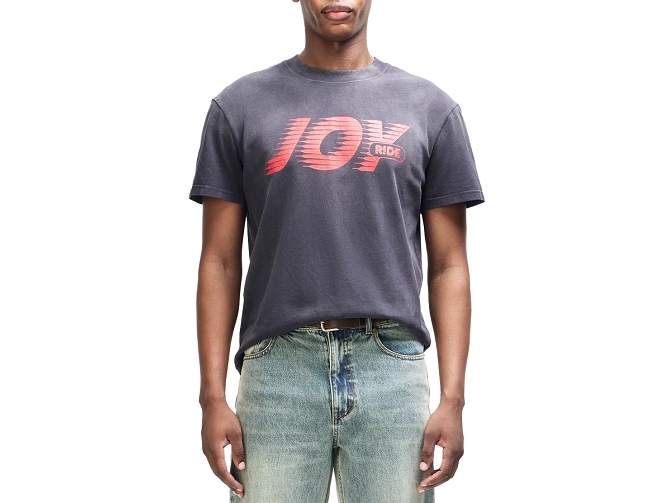 tee shirt - MANCHE COURTE - vetement homme - Cuir - Noir - Deus7432801_3